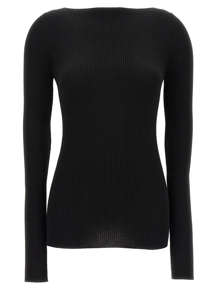 Rick Owens Black Wool Cardigan