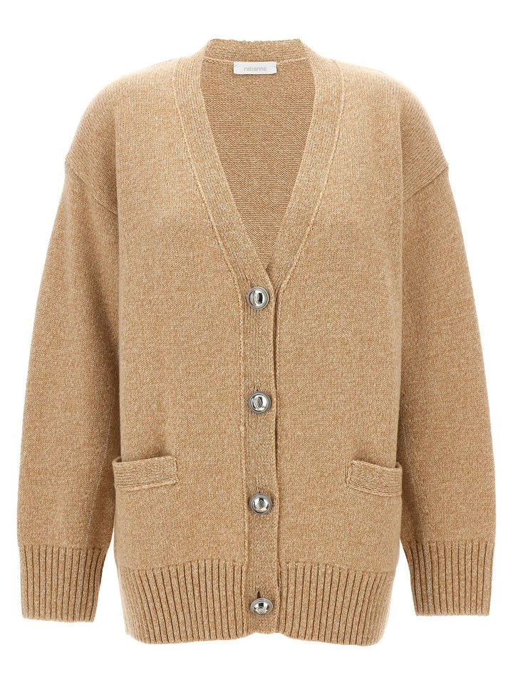 Paco Rabanne Beige Wool Cardigan