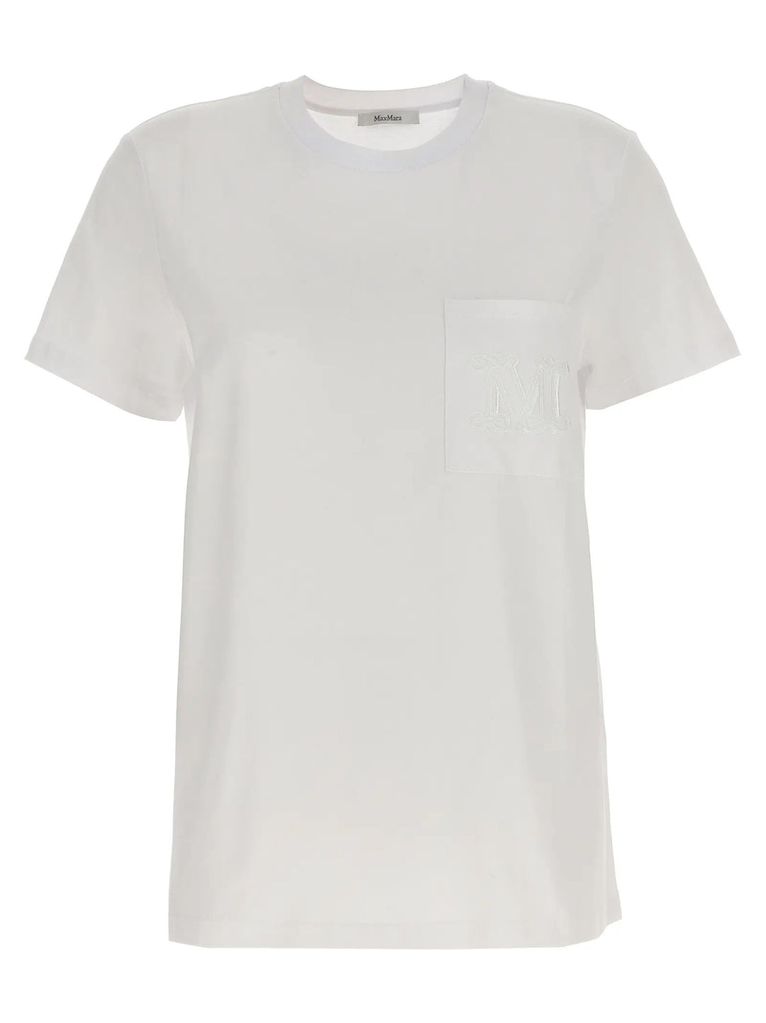Max Mara White Cotton T-Shirt
