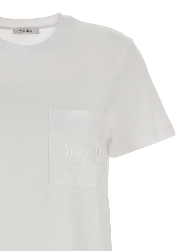 Max Mara White Cotton T-Shirt