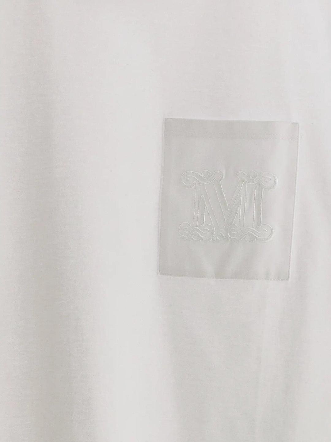 Max Mara White Cotton T-Shirt