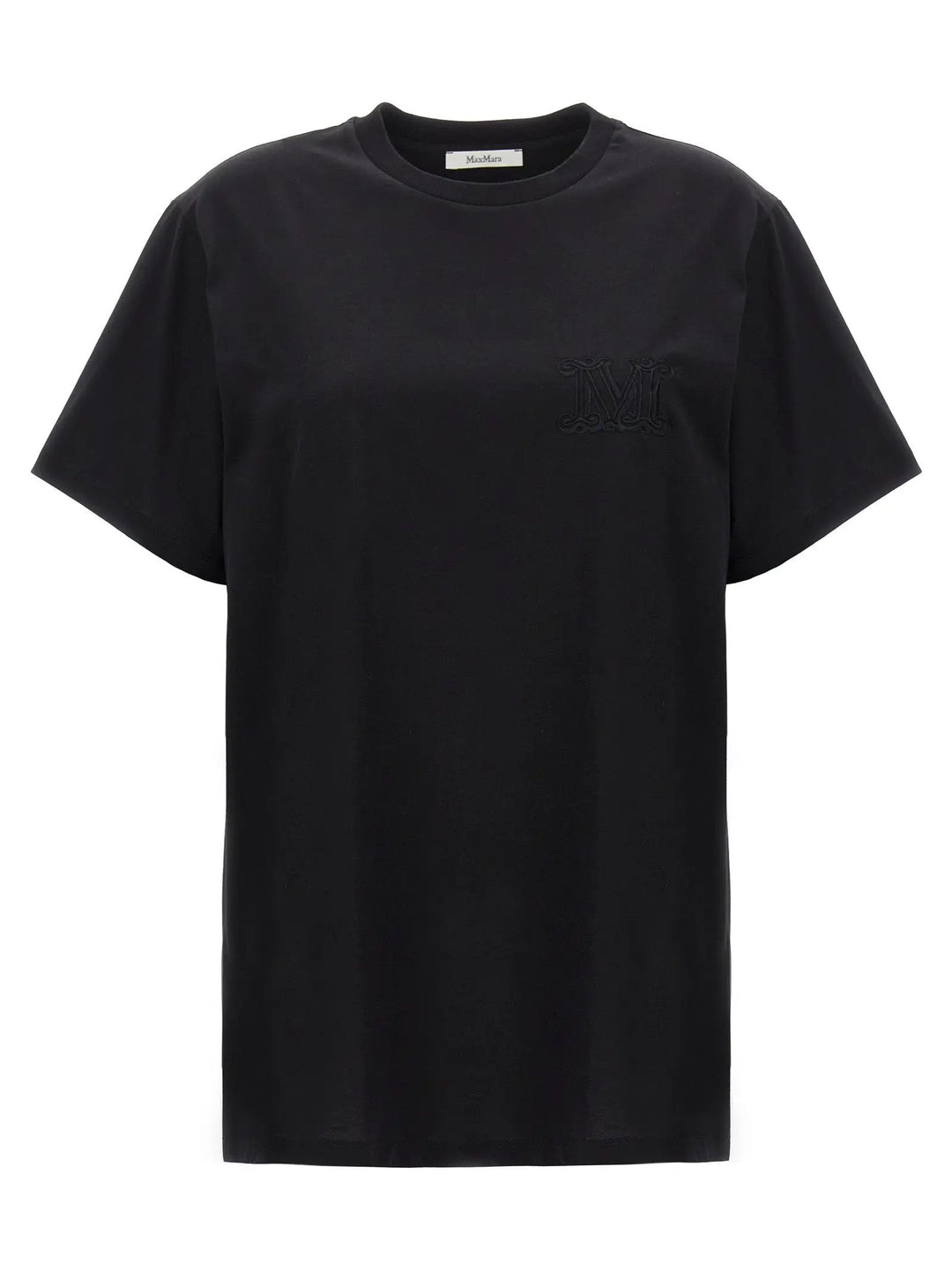 Max Mara Black Cotton T-Shirt