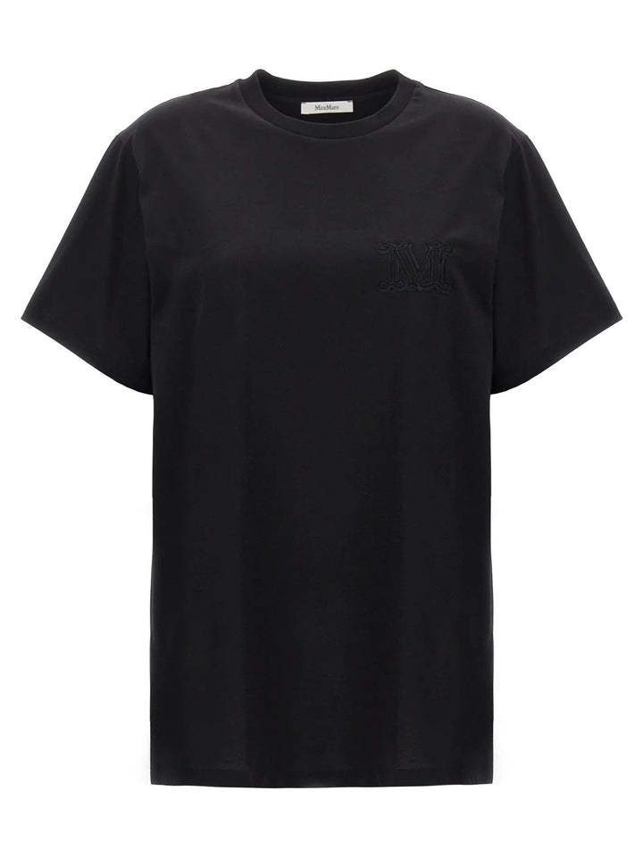 Max Mara Black Cotton T-Shirt