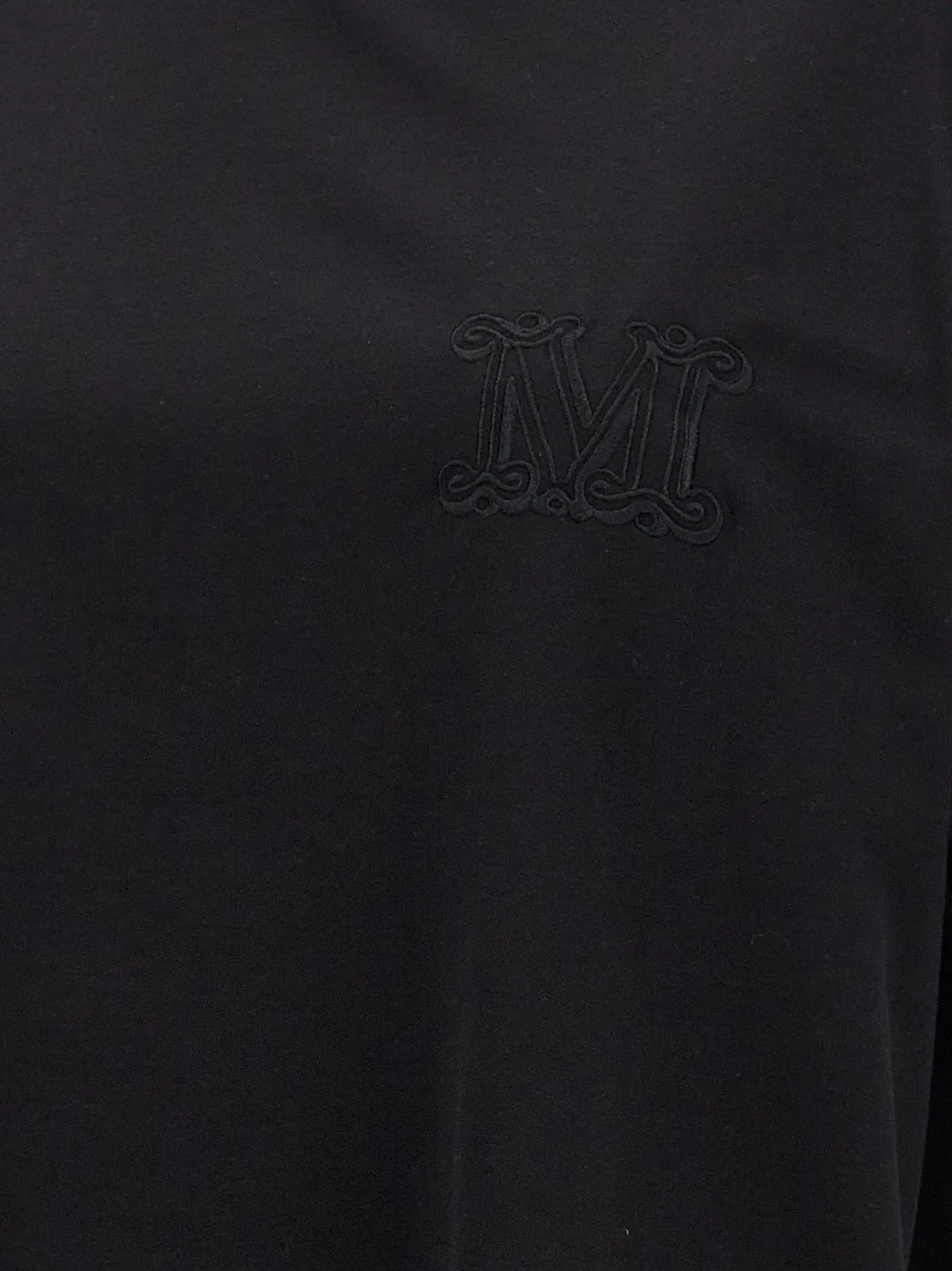 Max Mara Black Cotton T-Shirt