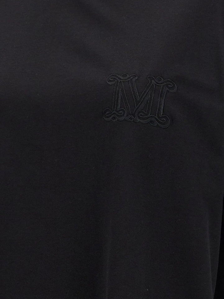 Max Mara Black Cotton T-Shirt