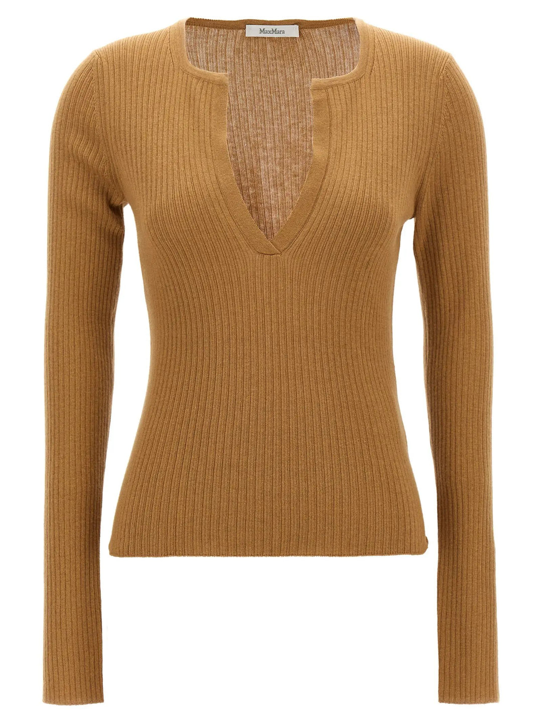 Max Mara Beige Silk Cardigan