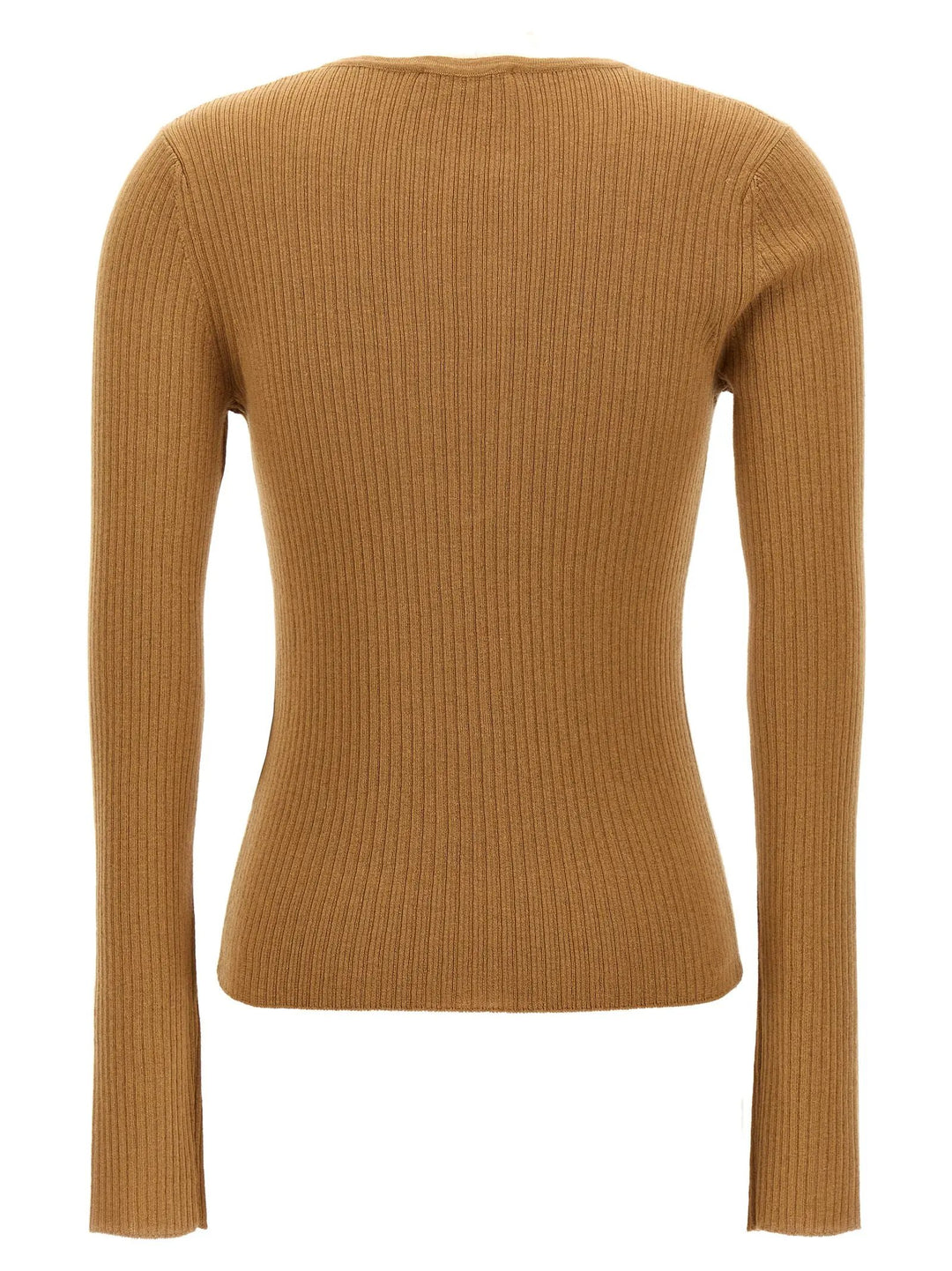 Max Mara Beige Silk Cardigan