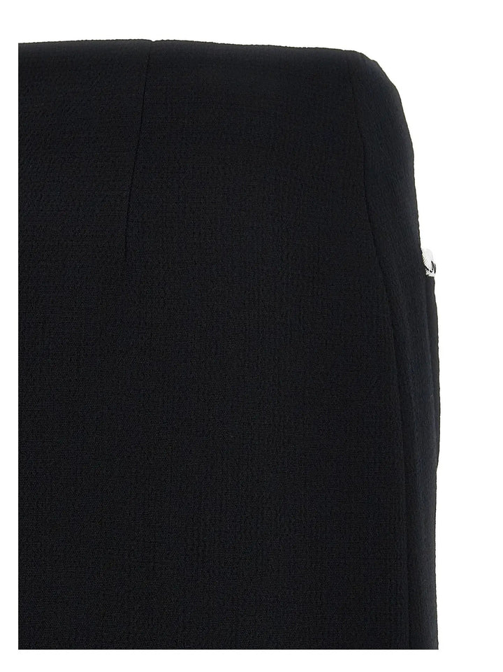 Moschino Bicolor Viscose Long Skirt