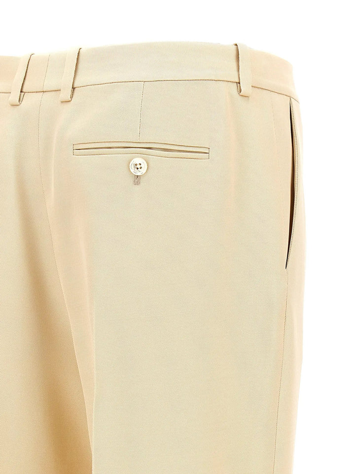 Tom Ford Beige Silk Dress Pants