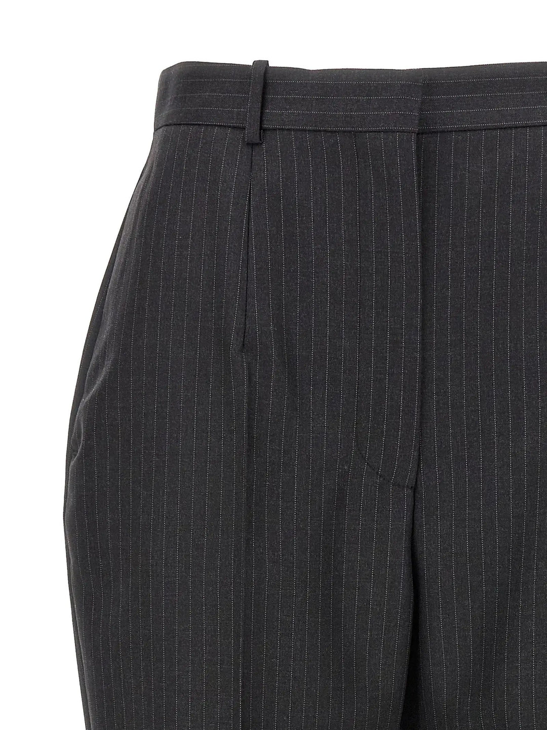 Alexander McQueen Gray Wool Dress Pants