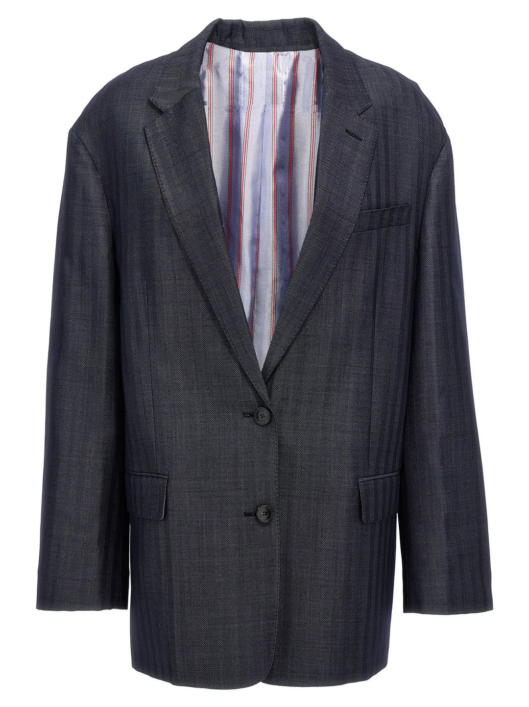Etro Blue Wool Blazer