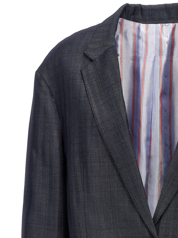 Etro Blue Wool Blazer