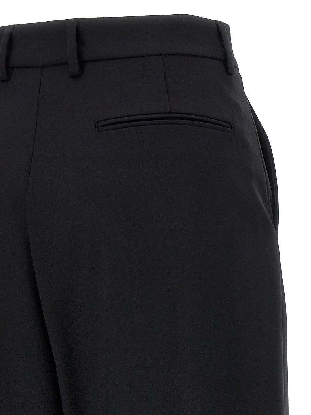 Giuseppe Di Morabito Black Virgin Wool Casual Pants