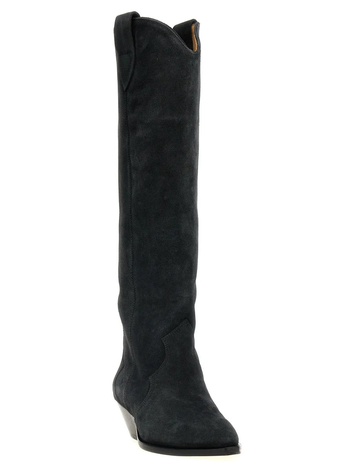Isabel Marant Black Calfskin Chelsea Boots
