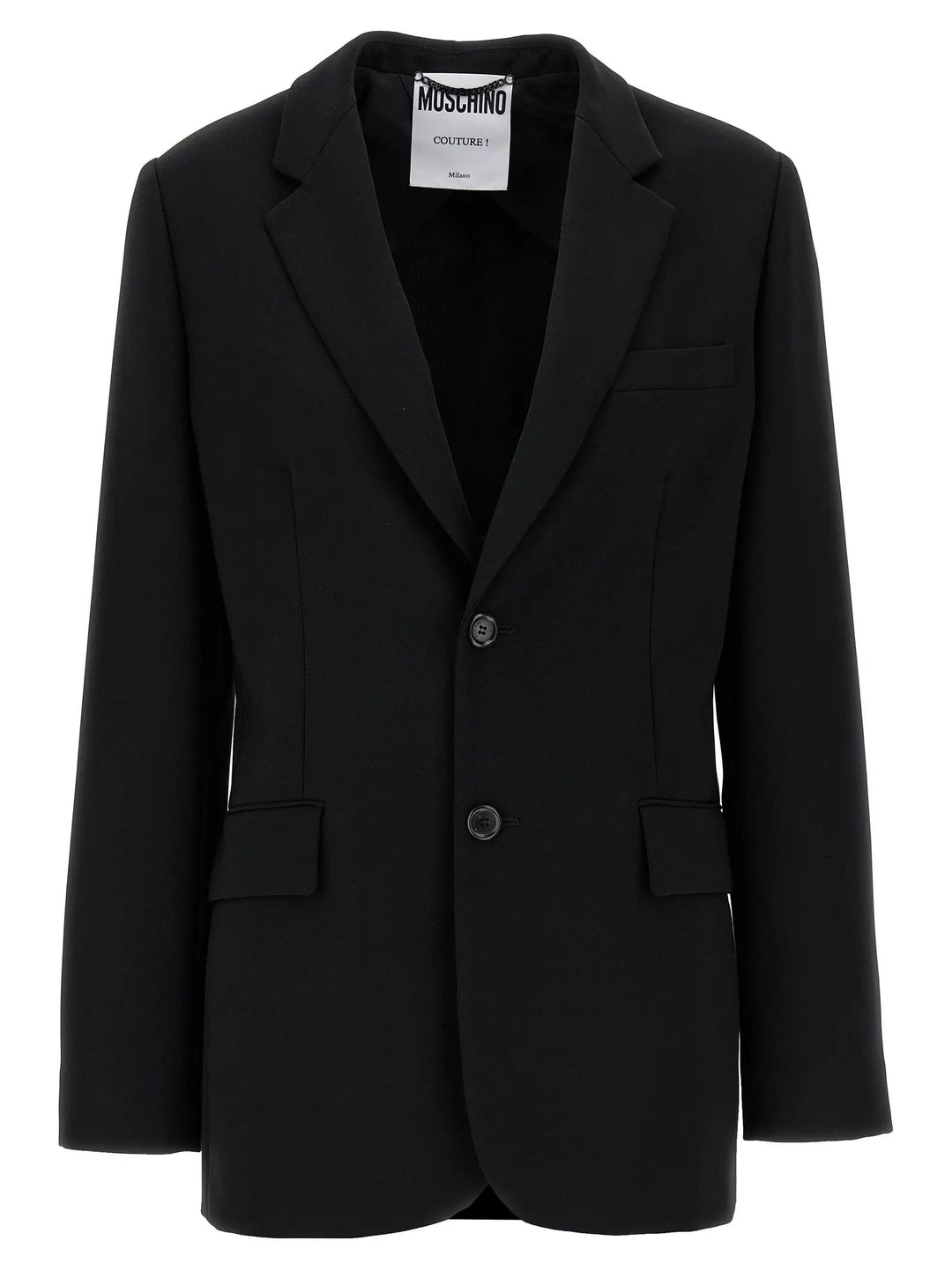 Moschino Black Polyester Blazer