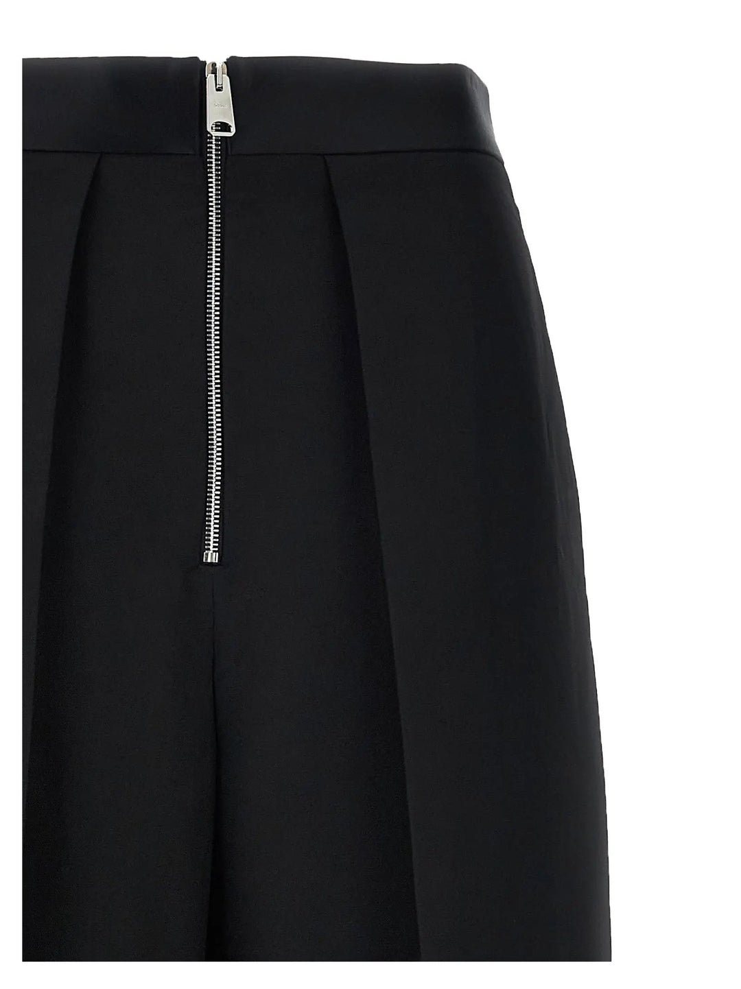 Khaite Black Viscose Casual Pants