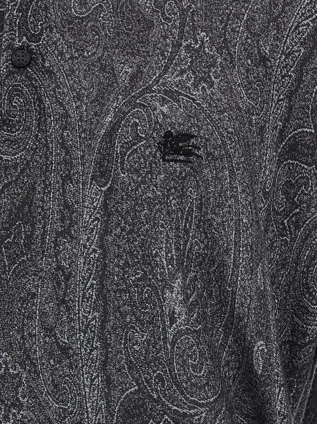 Etro Multicolor Silk Polo Shirt