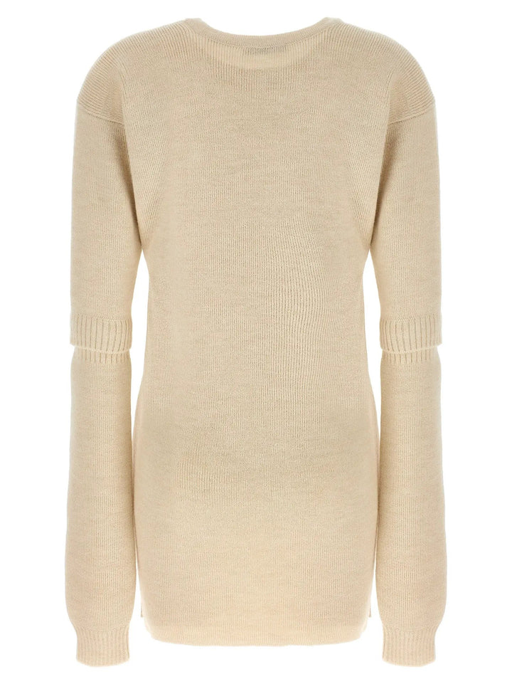 Lemaire White Acetate Short Dress