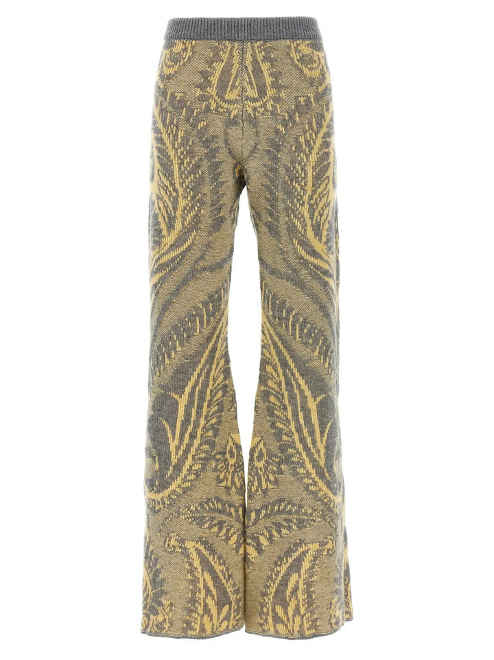 Etro Multicolor Wool Flared Pants