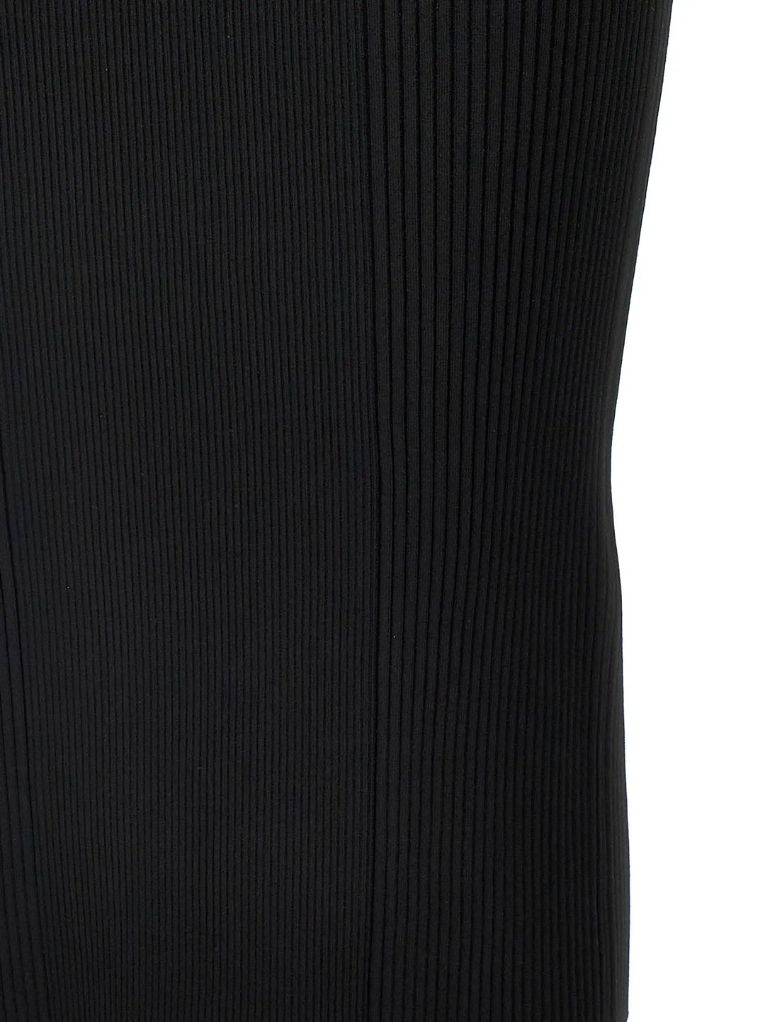 Alexander McQueen Black Viscose Midi Dress