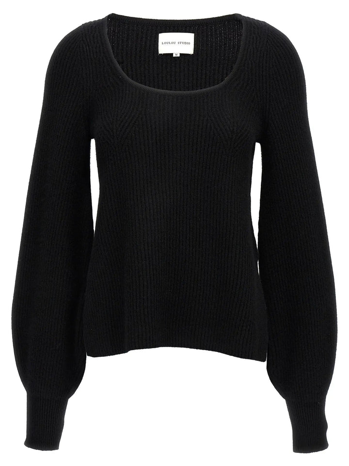 Loulou De Saison Black Cashmere Cardigan