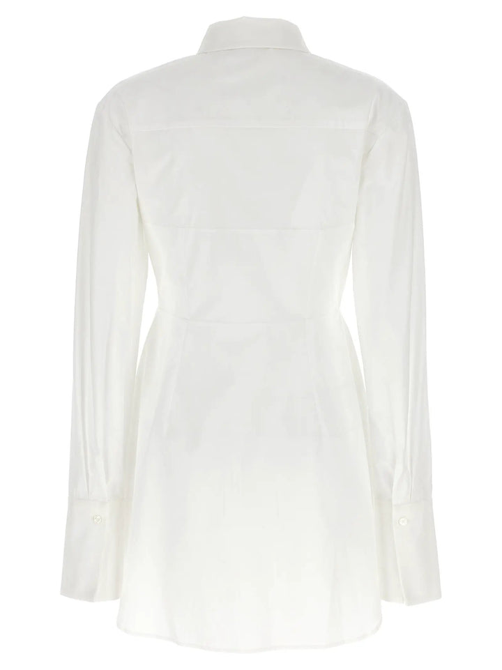 Nensi Dojaka White Cotton Blouse