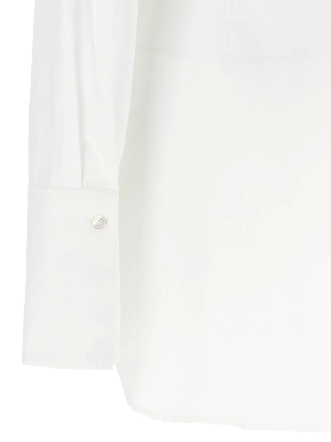 Nensi Dojaka White Cotton Blouse