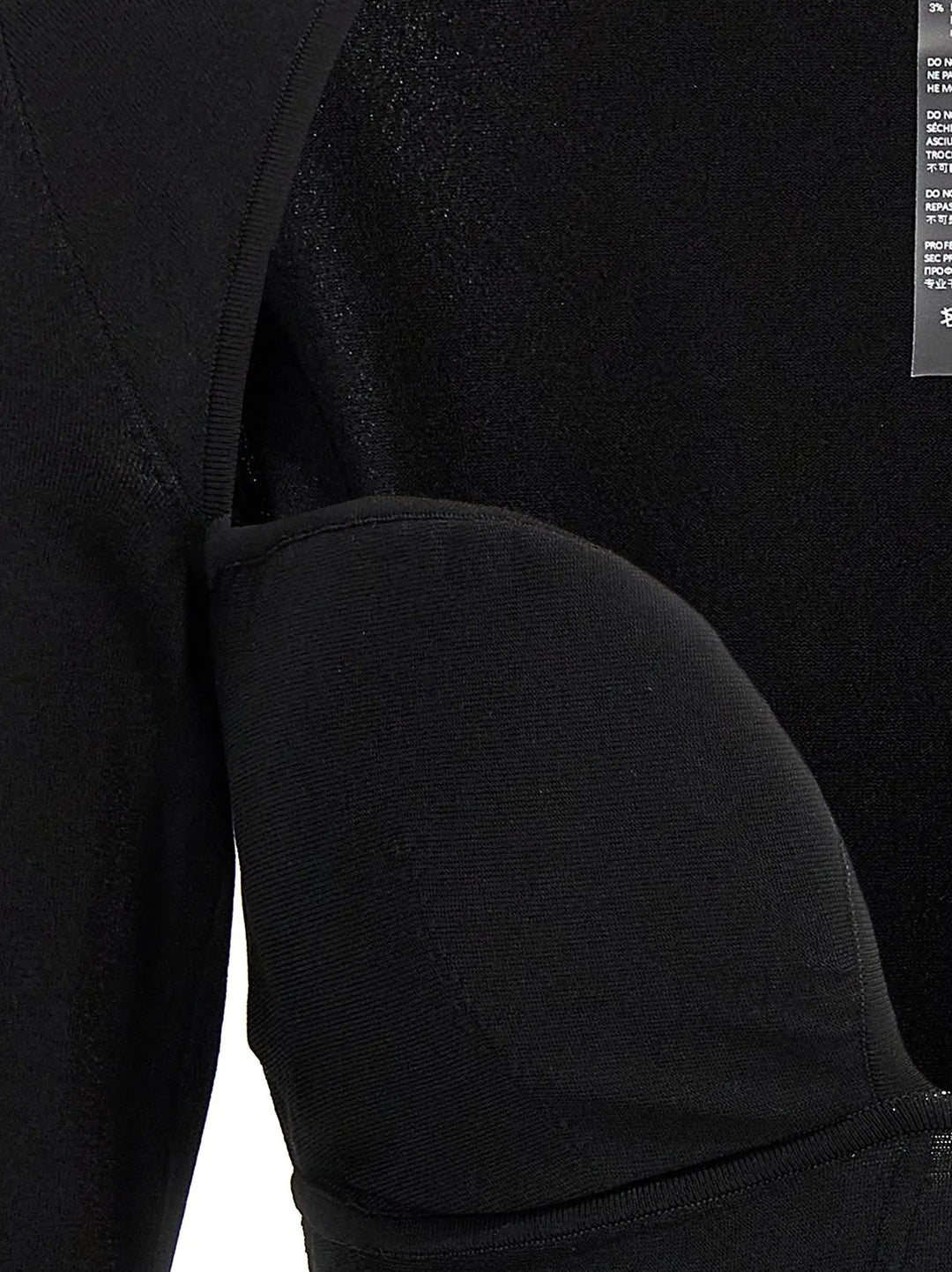 Nensi Dojaka Black Viscose Tank Tops