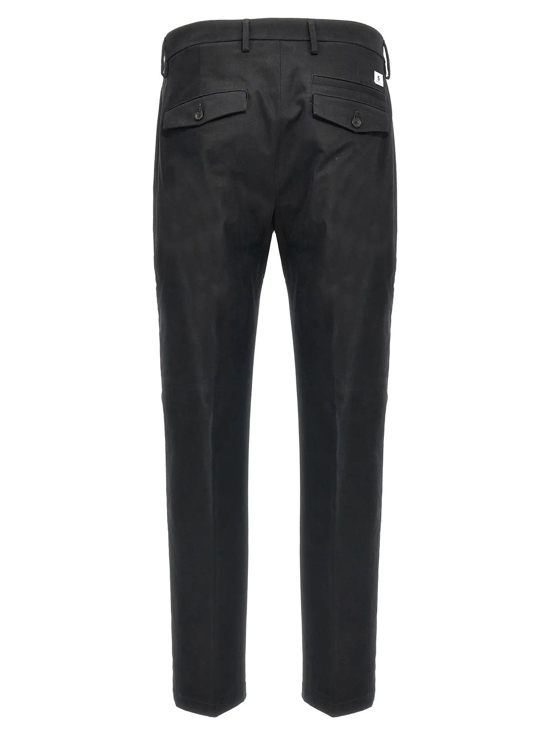Department 5 Black Cotton Casual Pants
