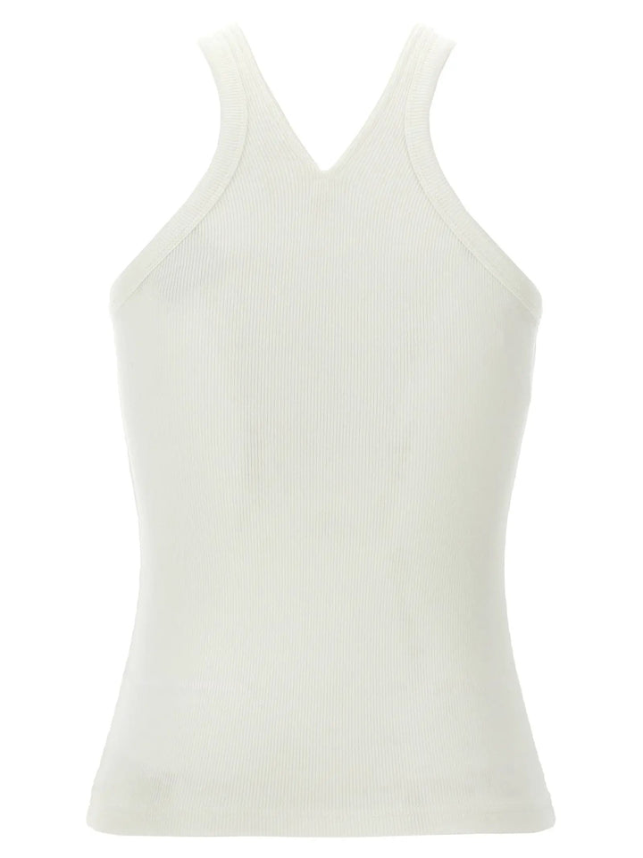 Courrèges White Cotton Tank Tops