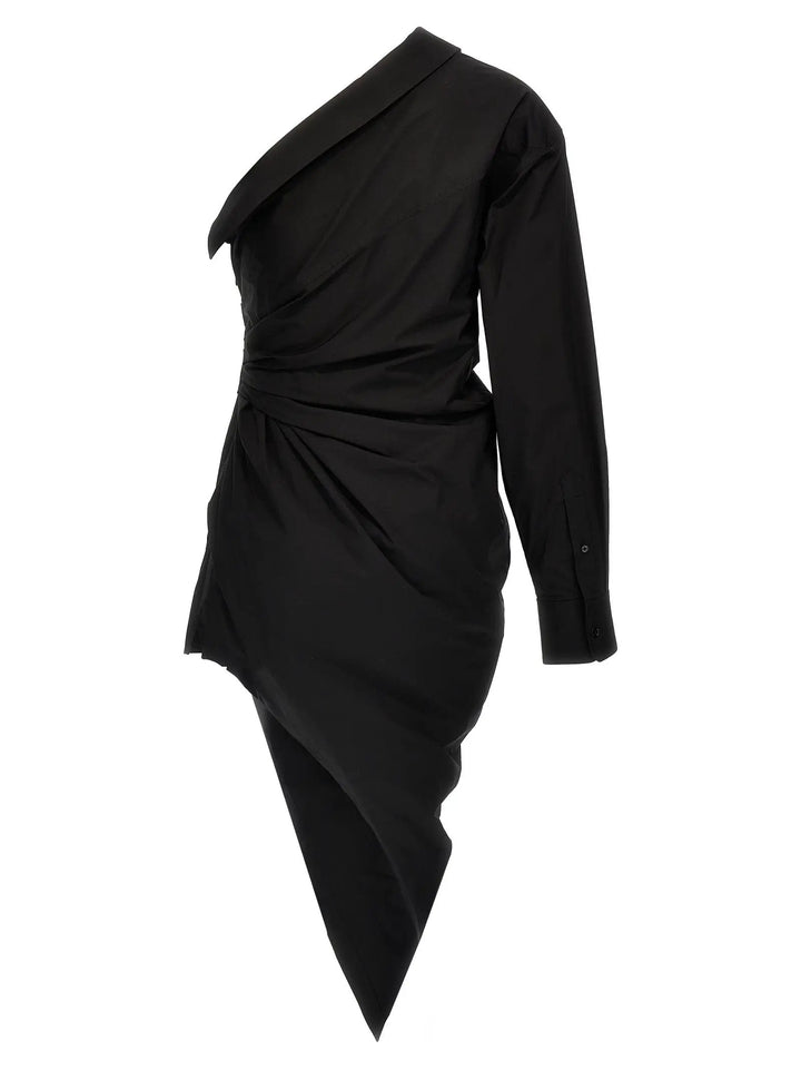 Alexander Wang Black Cotton Short Dress