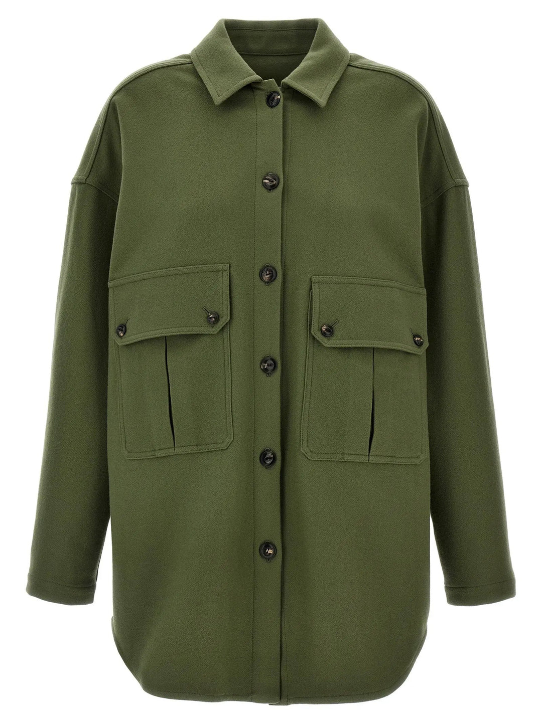 Fortela Bicolor Virgin Wool Blouse