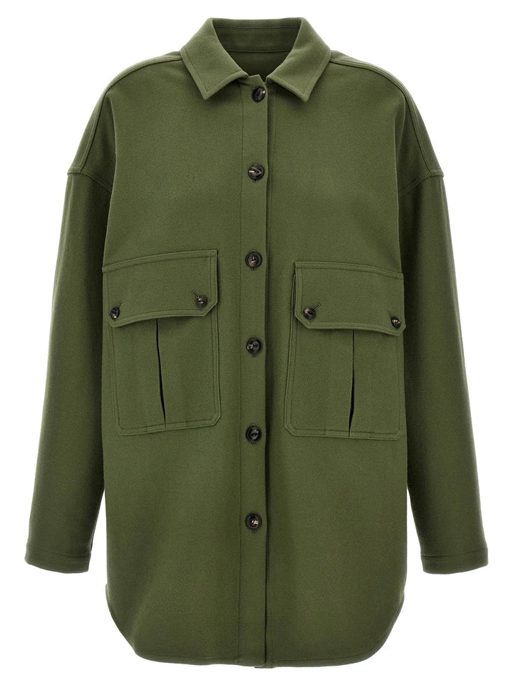 Fortela Bicolor Virgin Wool Blouse