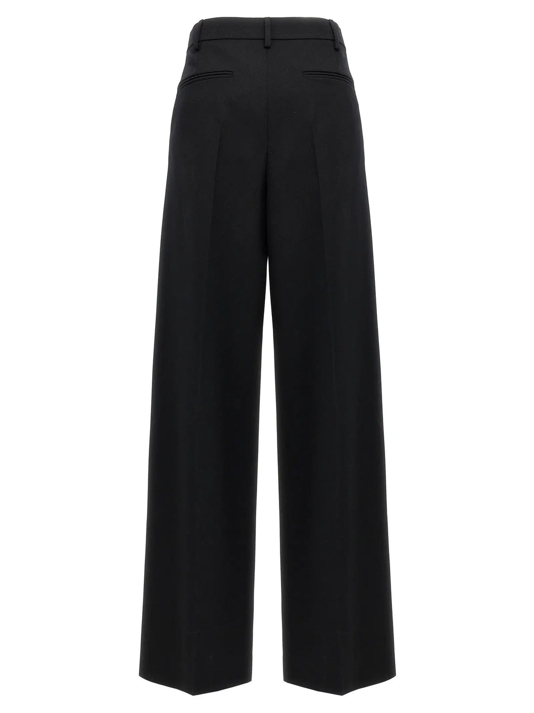 Valentino Garavani Black Virgin Wool Dress Pants