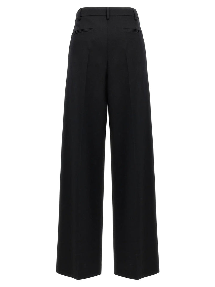 Valentino Garavani Black Virgin Wool Dress Pants