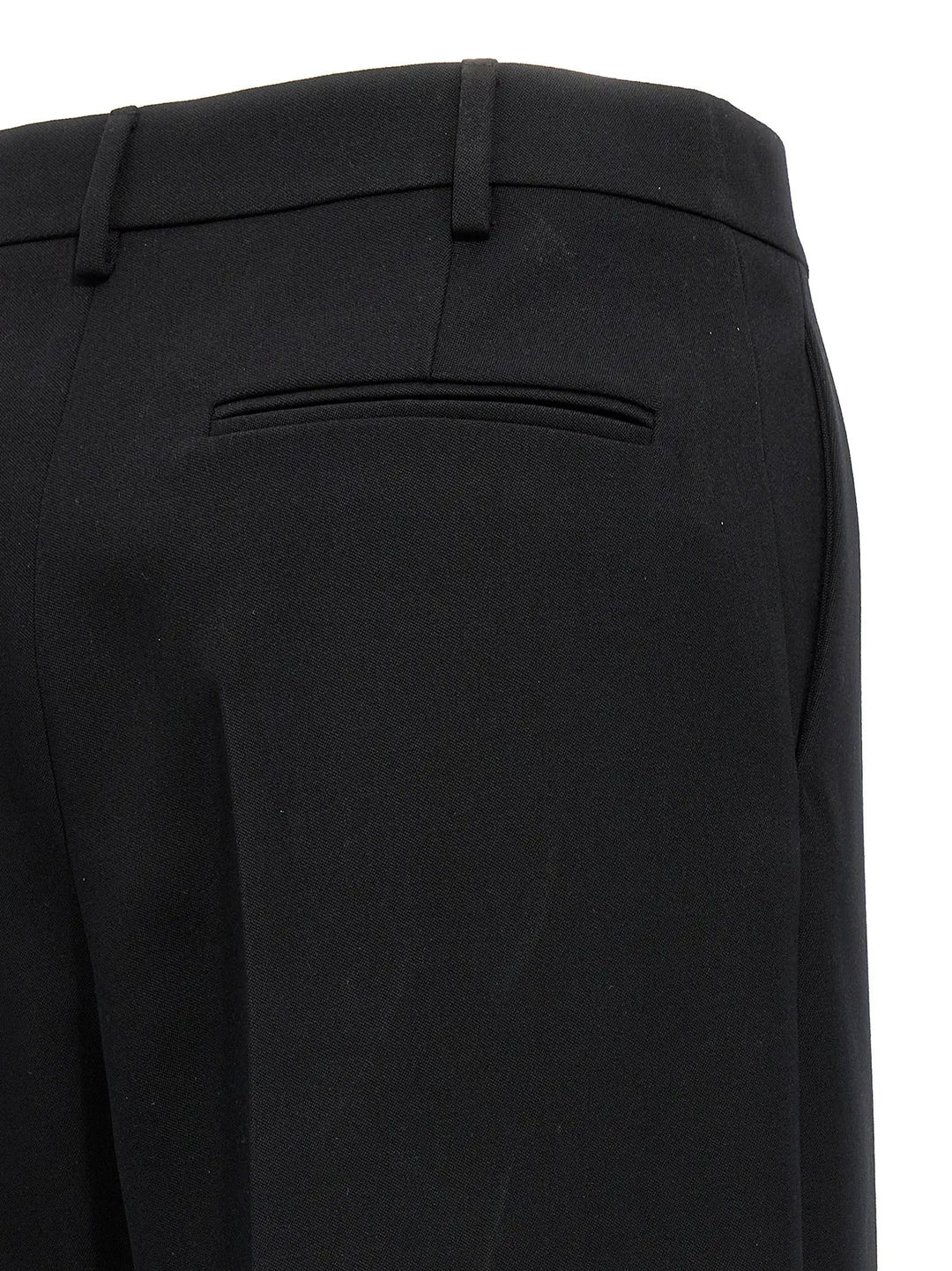 Valentino Garavani Black Virgin Wool Dress Pants