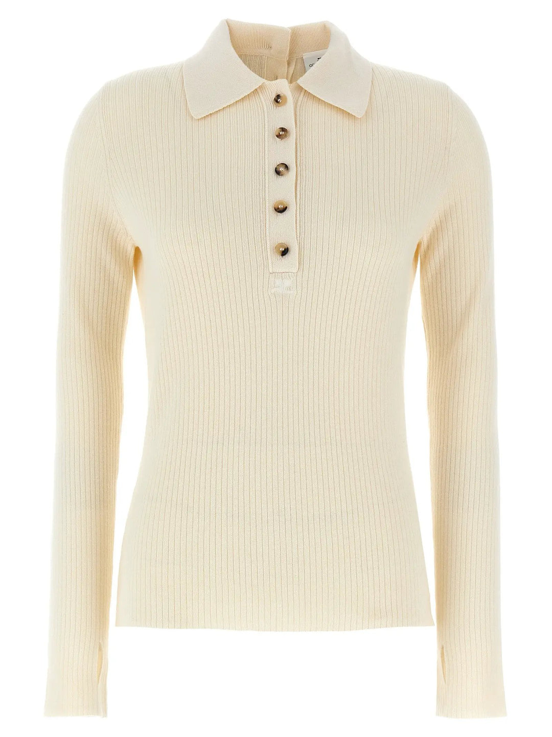 Courrèges White Cotton Cardigan
