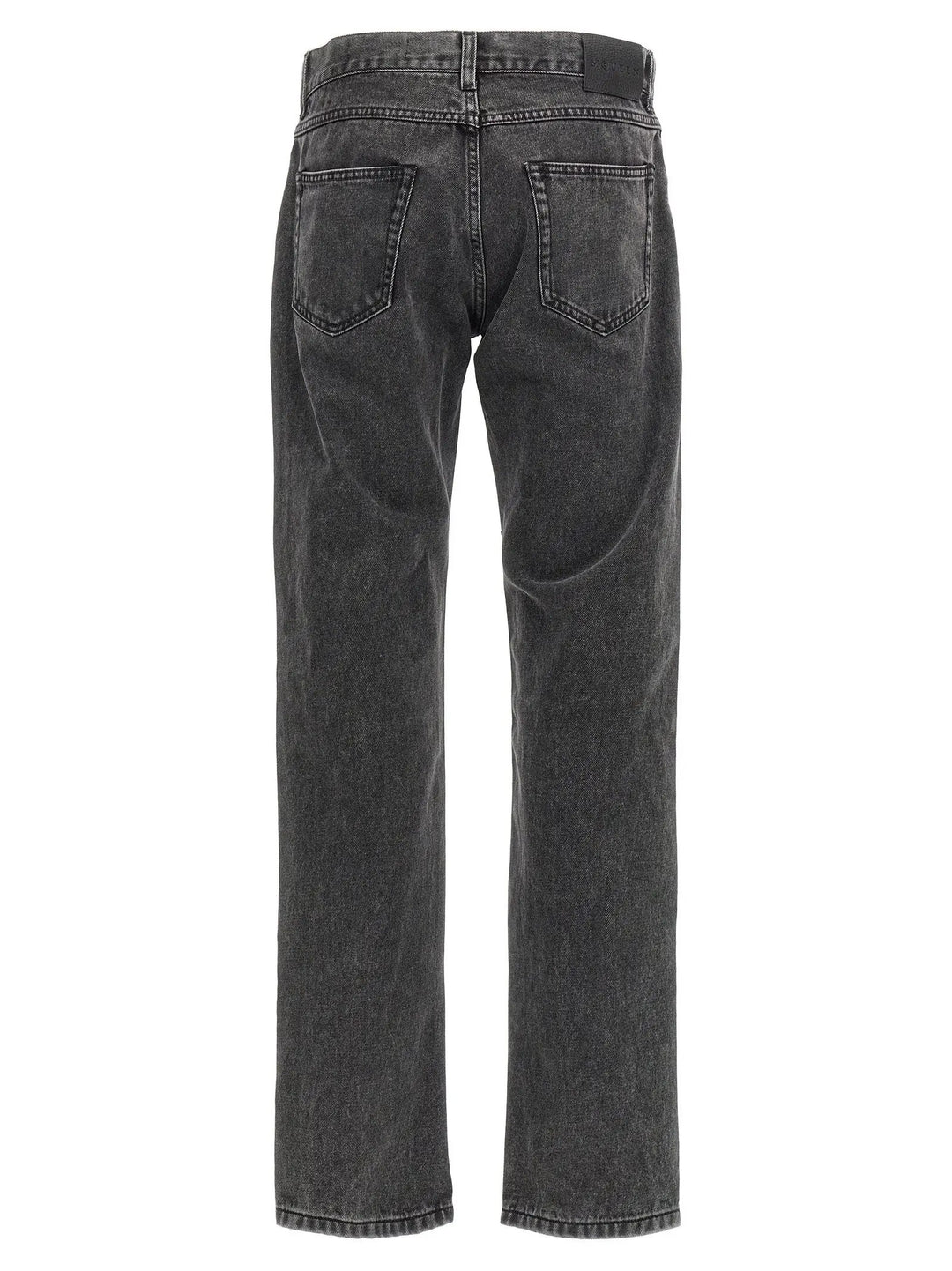 Alexander McQueen Sample Sale | Alexander McQueen Black Cotton Straight-Leg Jeans - | Designer outlet
