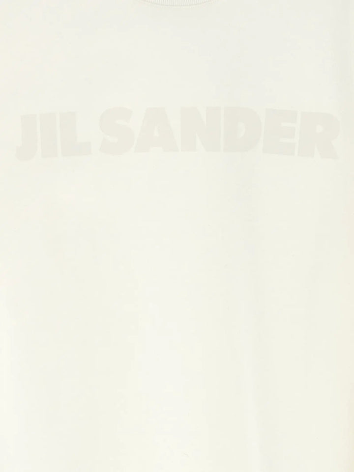 Jil Sander White Cotton Long Sleeve T-Shirt
