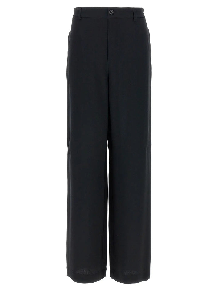 Moschino Black Acetate Casual Pants