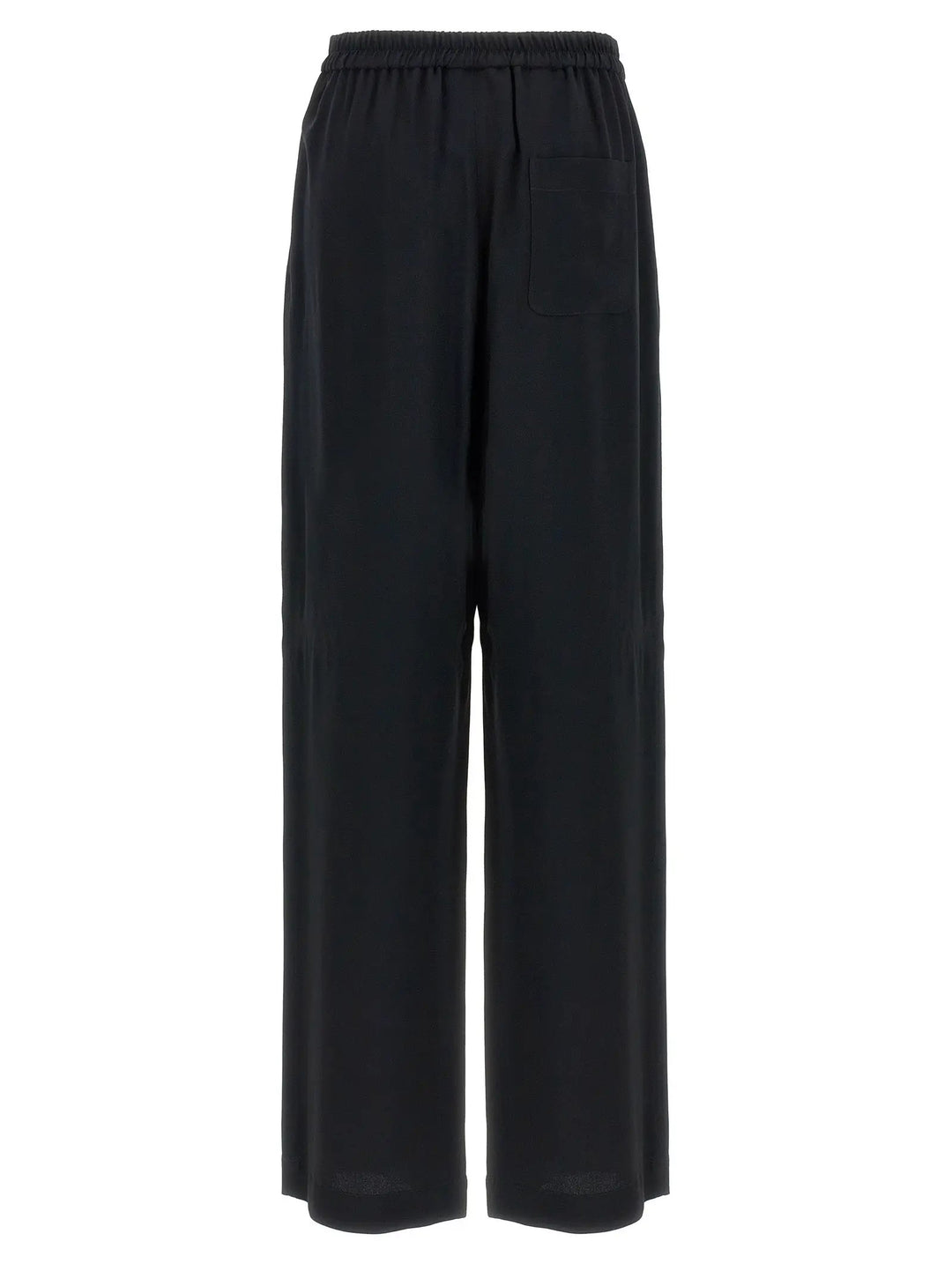Moschino Black Acetate Casual Pants