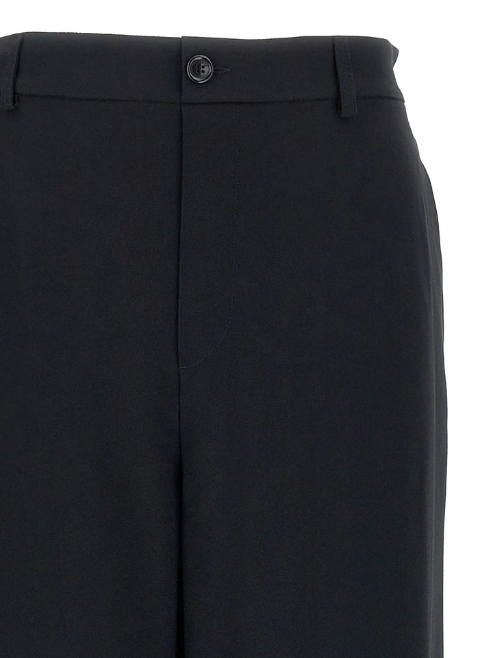 Moschino Black Acetate Casual Pants