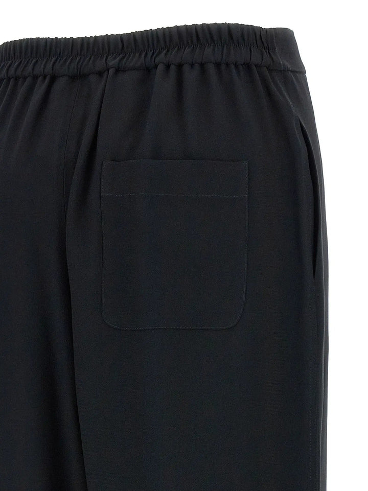 Moschino Black Acetate Casual Pants