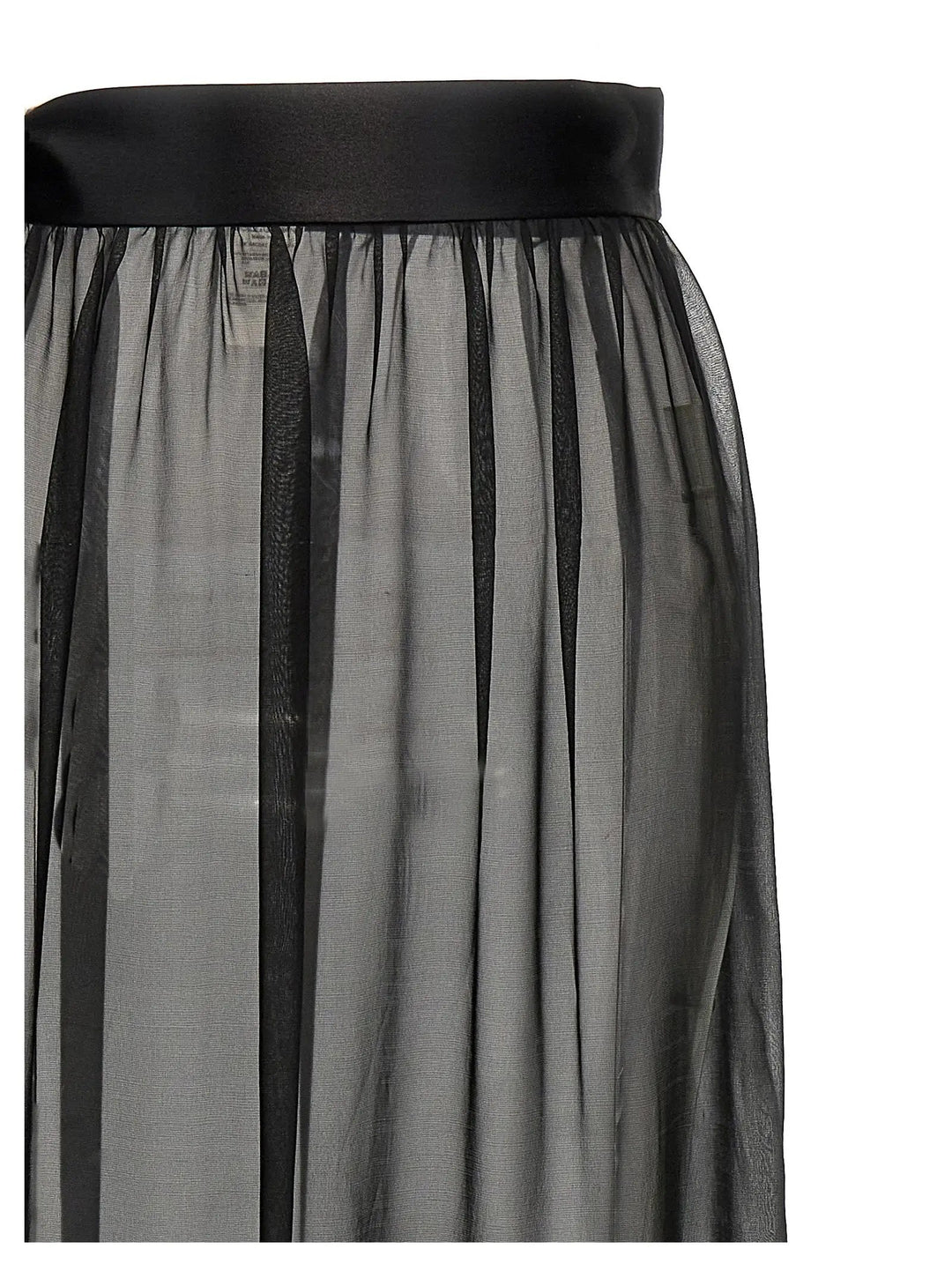 Dolce &amp; Gabbana Black Silk Mini Skirt