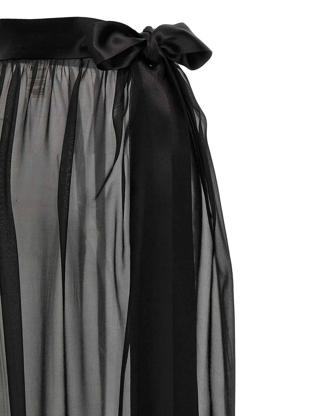 Dolce &amp; Gabbana Black Silk Mini Skirt