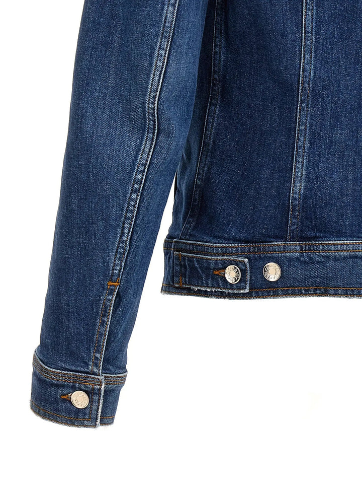 Dolce &amp; Gabbana Blue Cotton Denim Jacket