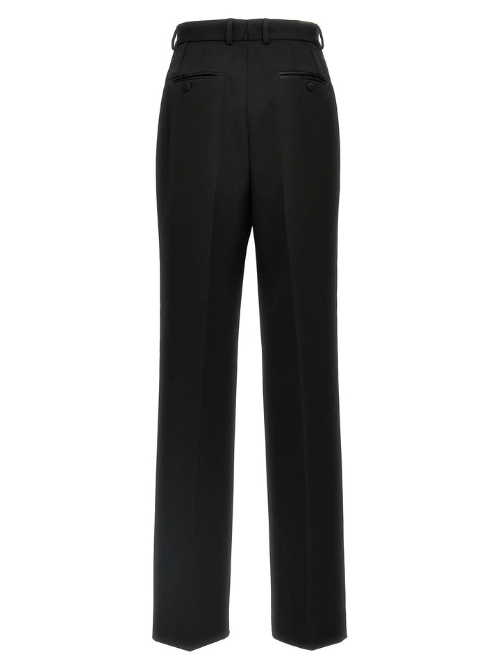 Dolce &amp; Gabbana Black Virgin Wool Tuxedo