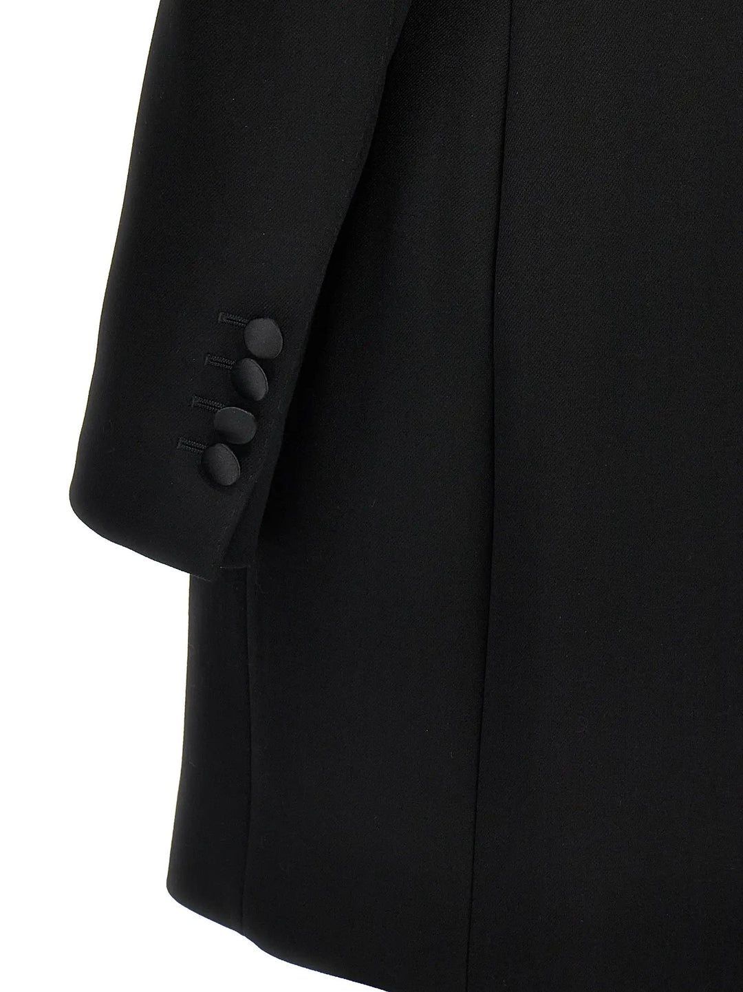 Dolce &amp; Gabbana Black Virgin Wool Blazer