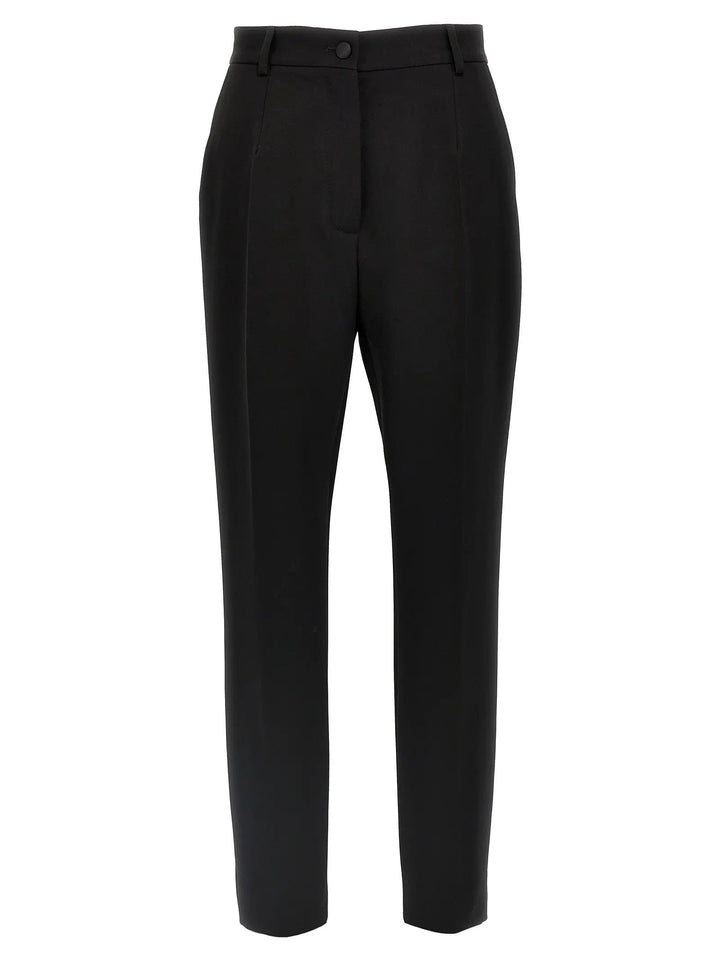 Dolce &amp; Gabbana Black Virgin Wool Tuxedo