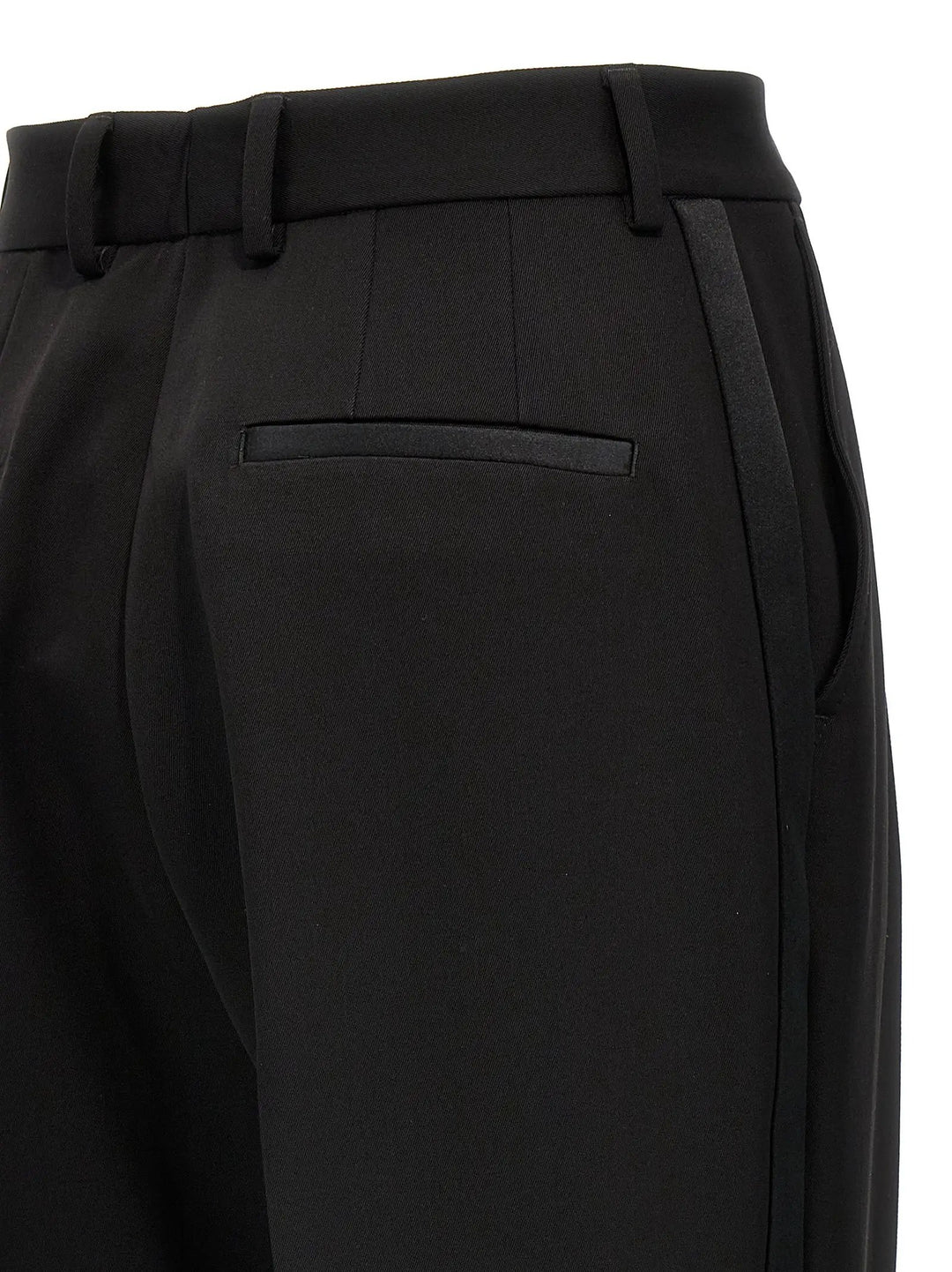Dolce &amp; Gabbana Black Virgin Wool Tuxedo